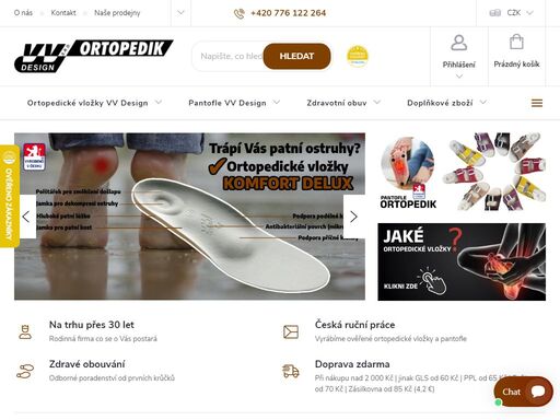 ruční česká výroba ortopedických vložek - patní ostruha, plochonoží, dětské, valgozita a pantoflí hallux valgus. zdravotní obuv. ortopedické vložky na míru - diagnostika.