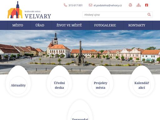 oficiální stránky královského města velvary