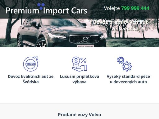 dovoz aut ze švédska
