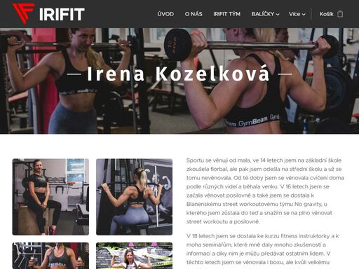profil osobní trenérky irči kozelková. irena kozelková je zkušený osobní trenér.