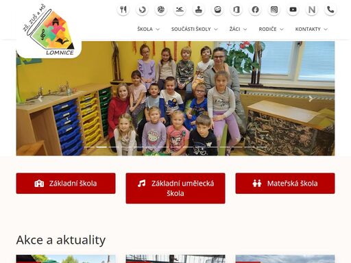 základní škola, základní umělecká škola a mateřská škola lomnice, příspěvková organizace