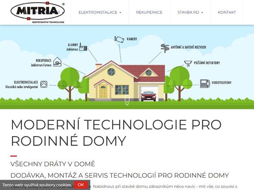 mitria s.r.o. brno - zajistíme kompletní kompletní dodávku, montáž a servis zabezpečovacích systémů. jsme certifikovaný partner jablotron. kontaktujte nás! cenová nabídka zdarma.