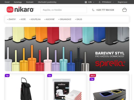 od roku 2013 se specializujeme na distribuci výrobků z oblasti domácích elektrospotřebičů, organizace domácnosti, vybavení pro firmy a instituce.