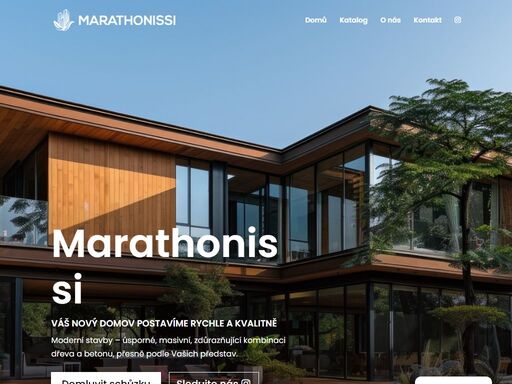 spojení dvou specialistů, kteří mění vize ve skutečnost. marathonissi přináší robustní, úsporné a nadčasové stavby, zatímco dedede se stará o detailní design,