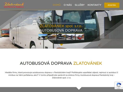 naše společnost se věnuje autobusové dopravě v pardubickém kraji. sháníte pravidelný rozvoz? zkuste společnost zlatovánek s. r. o.