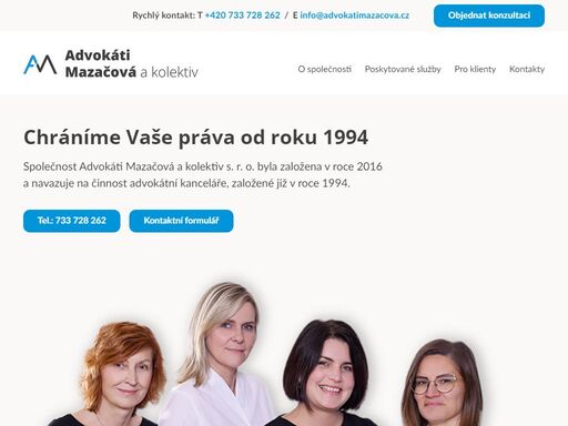 advokátní kancelář judr. miloše slabého vznikla k 1. 1. 1994 jako pokračování komerčně právní kanceláře založené v září 1991. advokátní kancelář poskytuje
