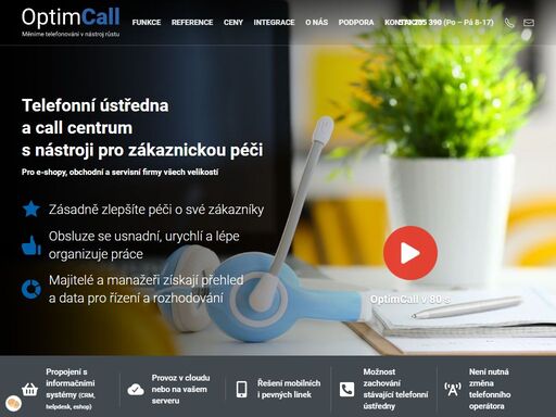 telefonní ústředna a call centrum s nástroji pro zákaznickou péči. pro e-shopy, obchodní a servisní firmy všech velikostí.