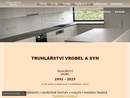 truhlářství,vrobel,dolany,nábytek,poptávka,kontakt,vzorníky,materiály,služby,schody,dveře,ploty,realizace,reference