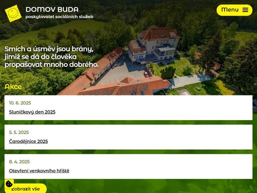jsme domov se zvláštním režimem pro lidi s s chronickým duševním onemocněním nebo mentálním postižením.

