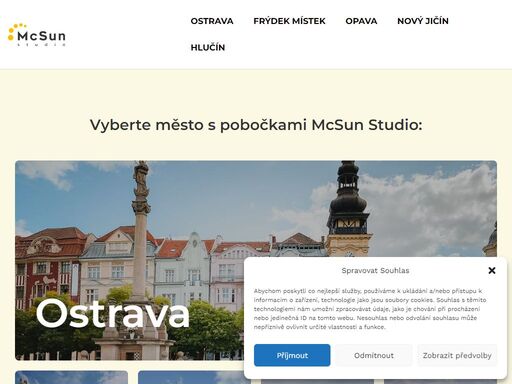 toužíte po dokonalém opálení? díky soláriím mcsun studio pro něj nemusíte k moři. navštivte nás v ostravě, frýdku-místku, novém jičíně, opavě nebo hlučíně.