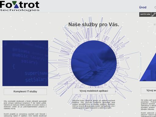 firemní stránky společnosti foxtrot technologies s.r.o.