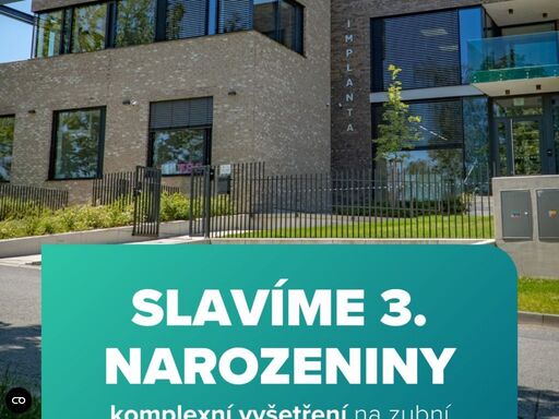 implanta je specializované stomatologické pracoviště v ledči nad sázavou na vysočině. naším cílem je klientům přinášet špičkovou zubní implantologii a moderní ústní chirurgii založenou na přesných diagnostických postupech, pečlivé a zodpovědné práci personálu a bohatých zkušenostech v oboru.
