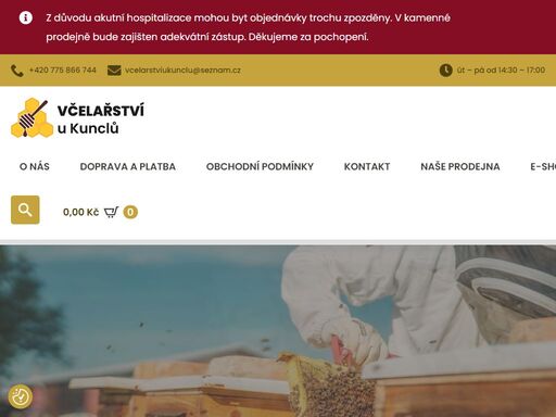 včelařství u kunclů je klasické rodinné včelařství s dlouholetou tradicí. zabýváme se prodejem včelařských potřeb všeho druhu.