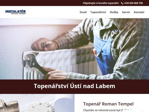 provádíme montáže rozvodů topení, výměny, odvzdušnění radiátorů, servis a údržba kotelen atd. kontaktujte topenářství ústí nad labem – topenář roman tempel.