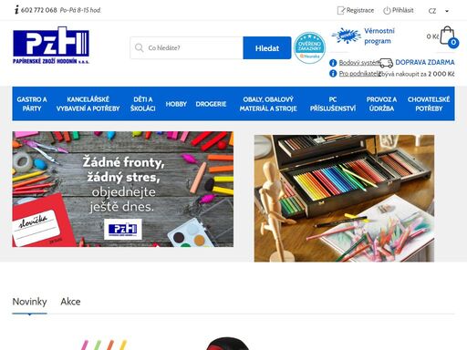 velký výběr zboží pro školy, kanceláře ale i domácnosti. internetová prodejna s papírenským zbožím, gastro potřebami, drogerií a papírenského zboží pro školy, kanceláře nebo domácnosti.