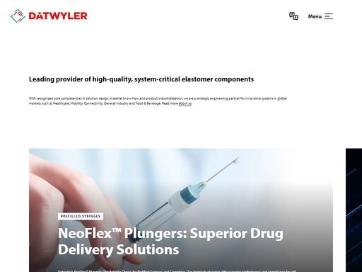 with recognized core competencies in solution design, material know-how and product industrialization, we are a strategic engineering partner for innovative systems in …