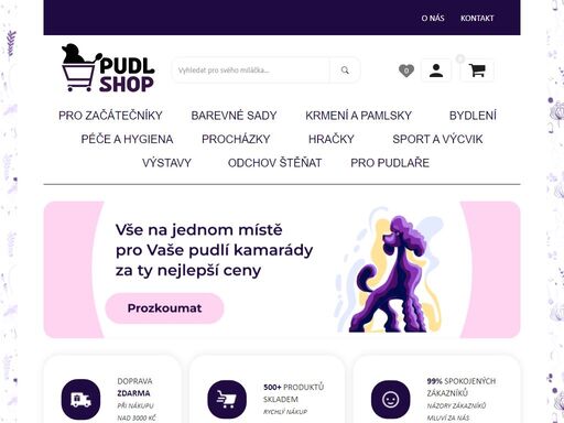 vše pro vaše pudlí kamarády