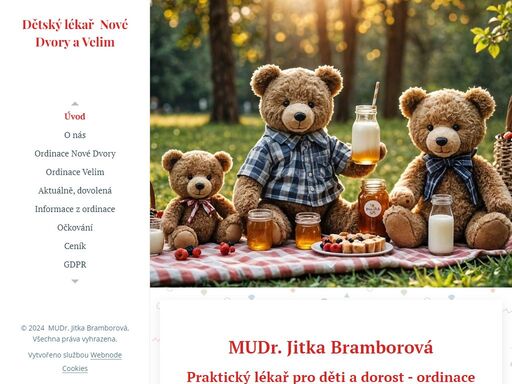 mudr. jitka bramborová,ordinace praktického lékaře pro děti a dorost velim, nové dvory