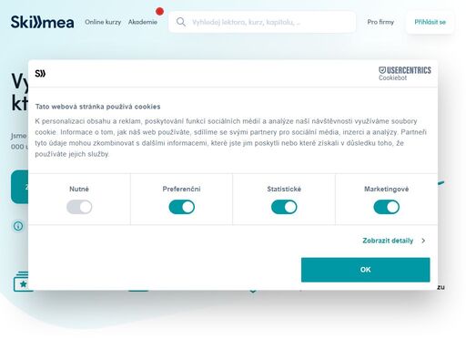 vzdělávej se online od zkušených odborníků a získej dovednosti, které tě posunou v kariéře nebo osobním životě vpřed.