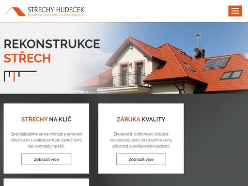 specializujeme se na montáž a renovaci střech a to s realizacemi jak částečnými, tak komplety na klíč.