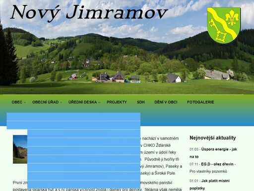 oficiální webové stránky obce nový jimrakov. obec ležící na vysočině, nedaleko žďár nad sázavou a nové město na moravě.