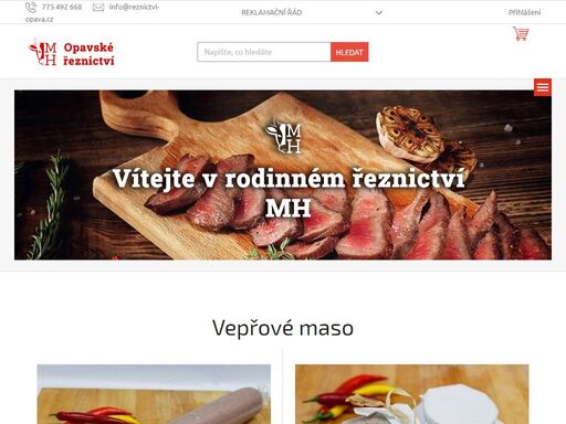 vítejte v našem rodinném řeznictví. jsme velkoobchodním dodavatelem masa se sídlem v opavě. dodáváme zákazníkům v paletových množstvích, nebo nakupují maso po krabicích.

historie
michal hopp se zabývá výrobou čerstvého masa a masných výrobků od roku 2006. spolu s několika zaměstnanci začali budovat firmu, která si…