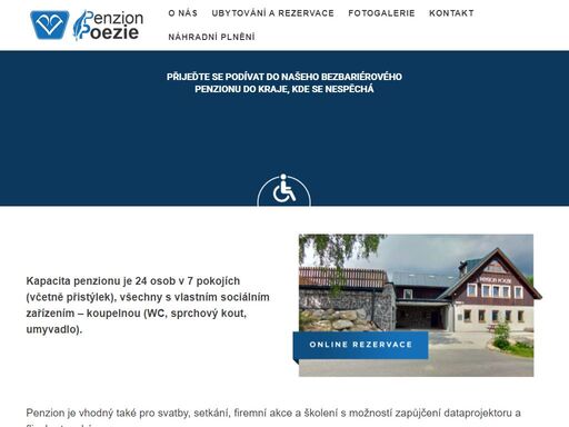 bezbariérový penzion v jizerských horách