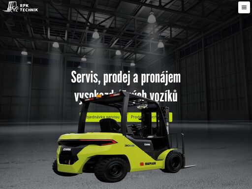 rpktechnik s.r.o. - servis, prodej a pronájem vysokozdvižných vozíků. still, toyota, cesab, linde, jungheinrich, bt a další