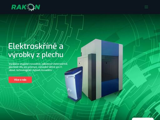 rakon spol. s r.o. - výroba, prodej a servis ocelových skříní pro elektrorozvaděče.