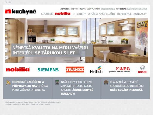 nkuchyně jsou kuchyně nobilia za férovou cenu, se zárukou kvality, kompletním servisem a žádnými dalšími starostmi pro vás.