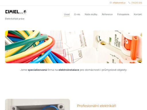 jsme specializovaná firma na elektroinstalace pro domácnosti i průmyslové objekty