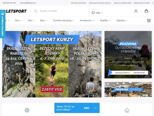 letsport  let's go!. outdoor máme v krvi. sami běháme, lyžujeme, lezeme, chodíme na túry anebo jezdíme na kole. na své vybavení se 100% spoléháme, proto si vybíráme kousky, kterým opravdu věříme. mnohé z nich jsme opravdu otestovali na vlastní kůži a můžeme ti pomoct s výběrem z vlastních zkušeností.