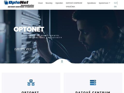 společnost optonet působí na poli internetových, serverových, cloudových technologií. poskytuje pronájem virtuálních i fyzických serverů.