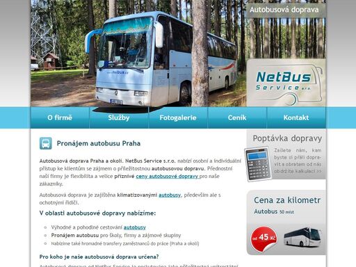 vnitrostátní a mezinárodní nájemní autobusová doprava. zajištění hromadné přepravy osob.