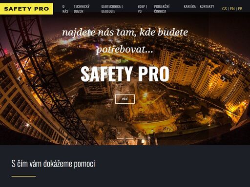 společnost zaměřující se především na oblast bozp a po a technický dozor staveb, geotechnika i geologie a projekční činnost.