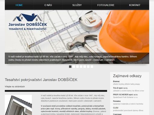tesařství a pokrývačství dobšíček provádíme veškeré tesařské, pokrývačské a klempířské práce, krovy, vazníky, pergoly, altány, střešní krytiny