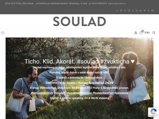 ticho. klid. akorát.