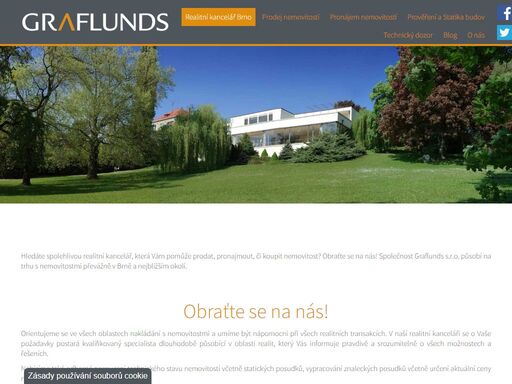 realitní a stavební kancelář graflunds se sídlem v brně