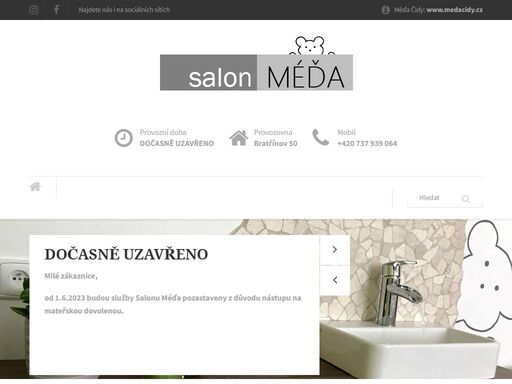 salón méďa nabízí - manikúra, pedikúra footlogix, modeláž nehtů, shellac a kosmetika. najdete nás v bratřínově - mníšek pod brdy.