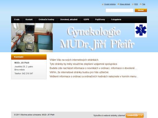 mudr. jiří pfeifr, gynekologická ordinace josefská 25,  2. patro, 602 00  brno-město, gynekologie brno, 
