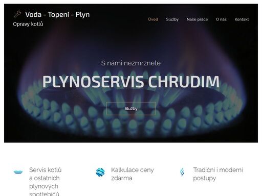 servis kotlů a ostatních plynových spotřebičů