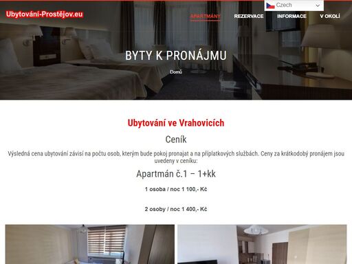 ubytování prostějov – pohodlné ubytování, parkování zdarma, wi-fi, ideální pro turisty i služební cesty. rezervujte si svůj pobyt!
