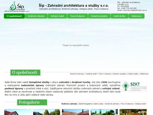 naše firma vám nabízí kompletní služby v oboru zahradní a krajinné   tvorby. navrhujeme a realizujeme sadovnické úpravy rodinných zahrad, firemních prostor a krajinných   celků. vytváříme parkové úpravy v prostředí měst a obcí. zajišťujeme celoroční údržbu rodinných zahrad a   veřejné zeleně. naším cílem je navrhovat a vlastními silami realizovat jakékoliv dílo zahradní   architektury, které vám bude šito na míru a vždy splní veškeré vaše nároky.