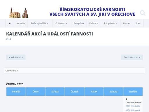 web farností u kostela všech svatých a u kostela sv. jiří