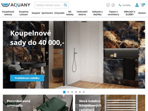 koupelnové studio aquany.
