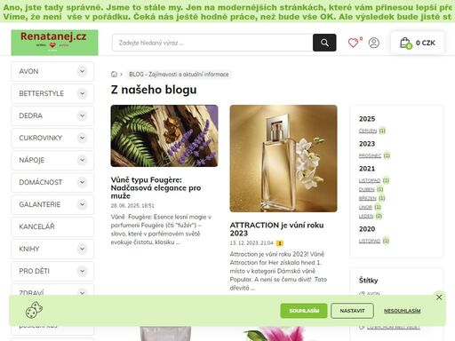 podívejte se, jak jsme se změnili za 10 let fungování našeho eshopu. ať se vám u nás líbí.