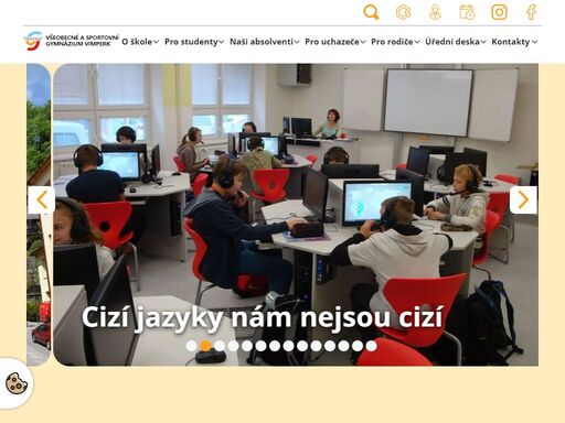 všeobecné a sportovní gymnázium, vimperk, pivovarská 69