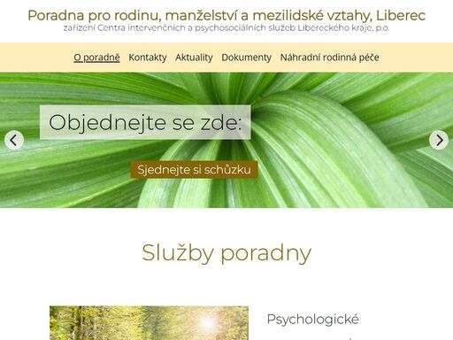 poradna pro rodinu, manželství a mezilidské vztahy v liberci