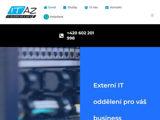 společnost itaz s.r.o. poskytuje služby v oblasti informačních a komunikačních technologií, zabezpečení a vývoje software.