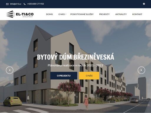 stavební firma el-ti & co s.r.o. provádí stavby na klíč. realizuje developerské projekty. společnost staví bytové a rodinné v praze a okolí.